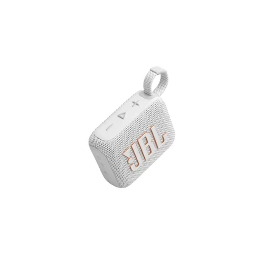جي بي ال - GO4 سبيكر ابيض | JBL GO4 Portable Bluetooth Speaker White