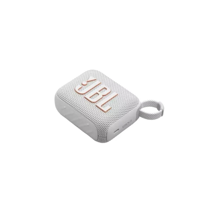 جي بي ال - GO4 سبيكر ابيض | JBL GO4 Portable Bluetooth Speaker White
