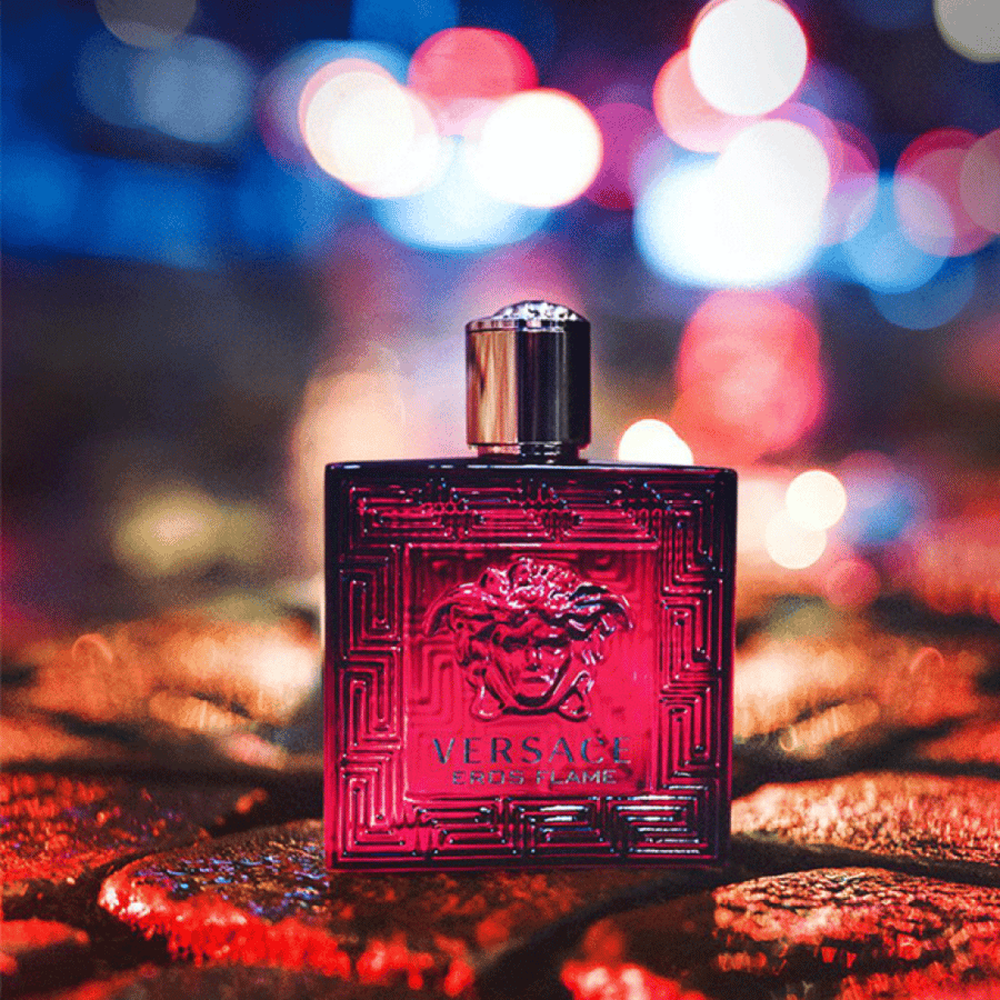 عطر ايروس فليم من فرزاتشي للرجال - او دي برفيوم 100 مل | Versace Eros Flame For Men - Eau De Perfum 100ml