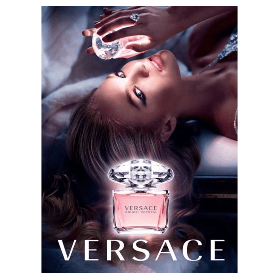 عطر برايت كريستال من فرزاتشي للنساء - او دي تواليت |  Versace Bright Crystal for Women - Eau De Toilette 90ml
