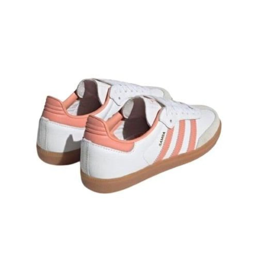 حذاء سنيكر سامبا ابيض للنساء |  Samba white sneakers woman shoes