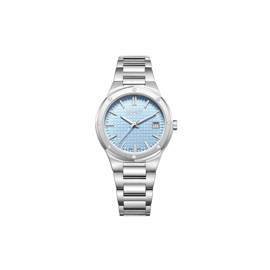 ساعة إكستاسي التناظرية بقرص أزرق للنساء|ECSTACY Women's Analog Blue Dial Watch
