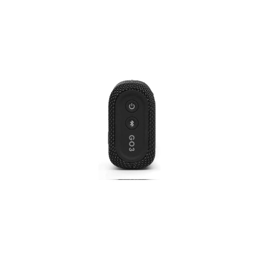 جي بي ال GO3 مكبر صوت بلوتوث محمول، أسود | JBL GO3 Portable Bluetooth Speaker Black