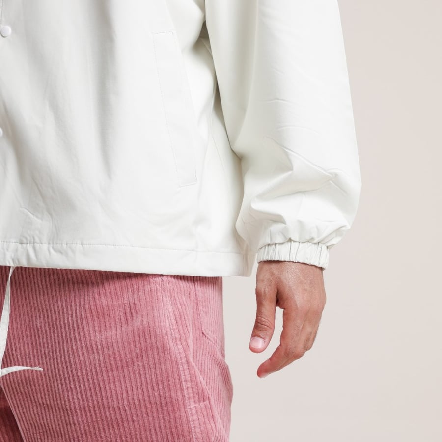 قميص رجالي سادة بأكمام طويلة - لون أبيض | men's formal long-sleeved shirt