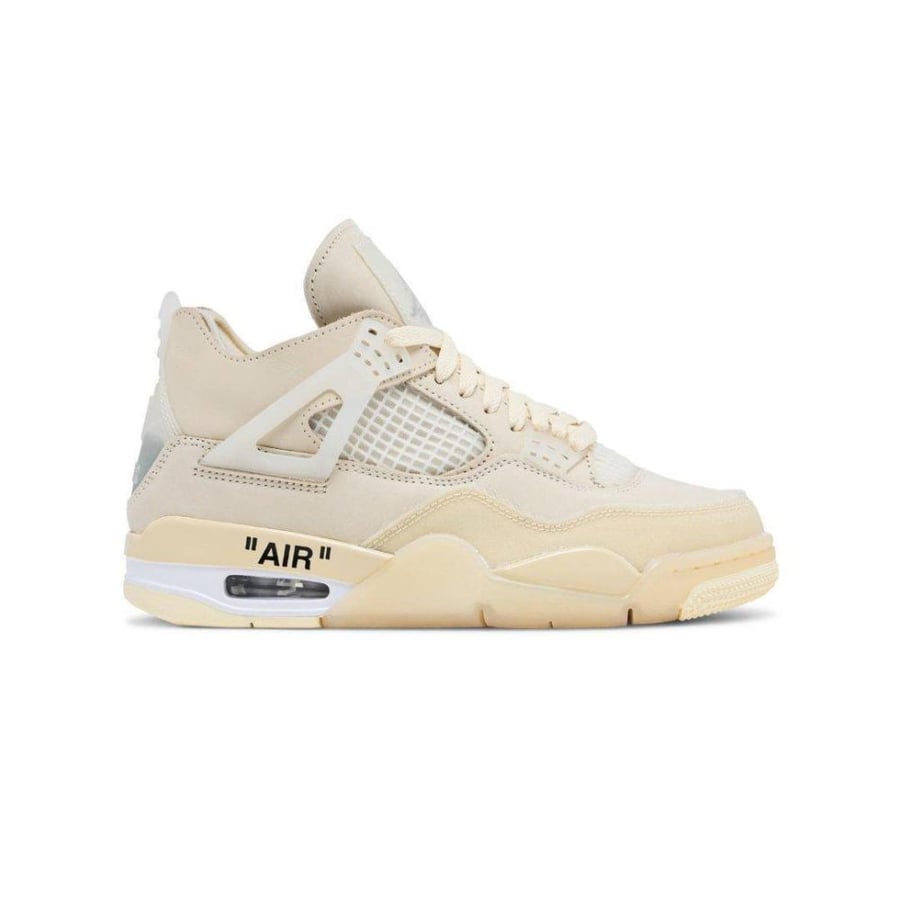 حذاء أوف وايت X إير جوردن 4 ريترو شراع | x Off-White Air Jordan 4 Retro SP "Sail" sneakers