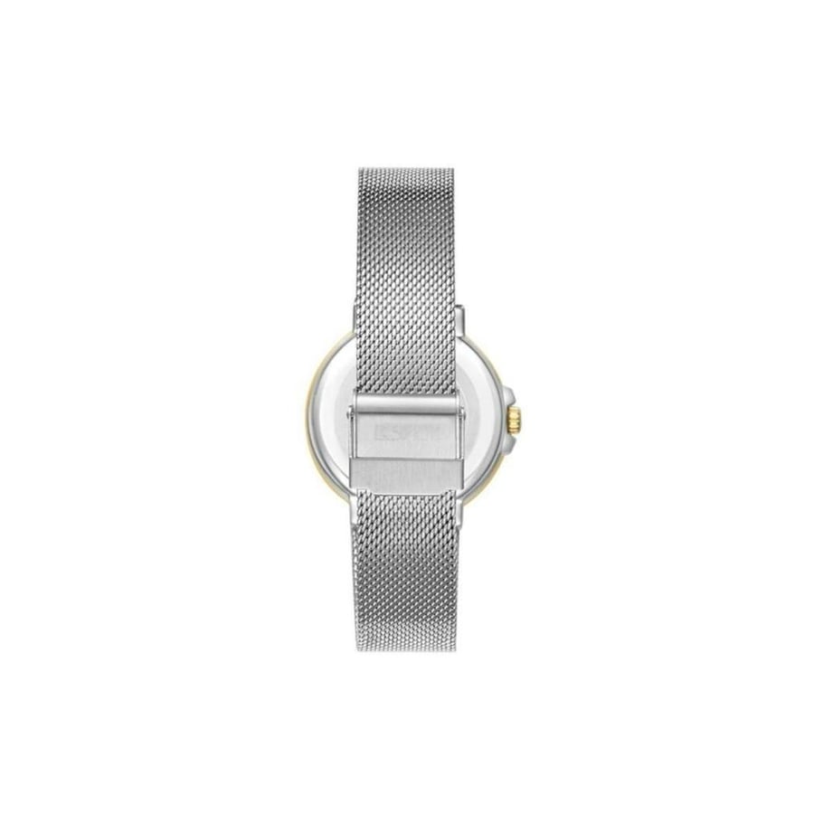 ساعة إكستاسي صن راي بقرص فضي للنساء|ECSTACY Women's Silver Sunray Dial Watch
