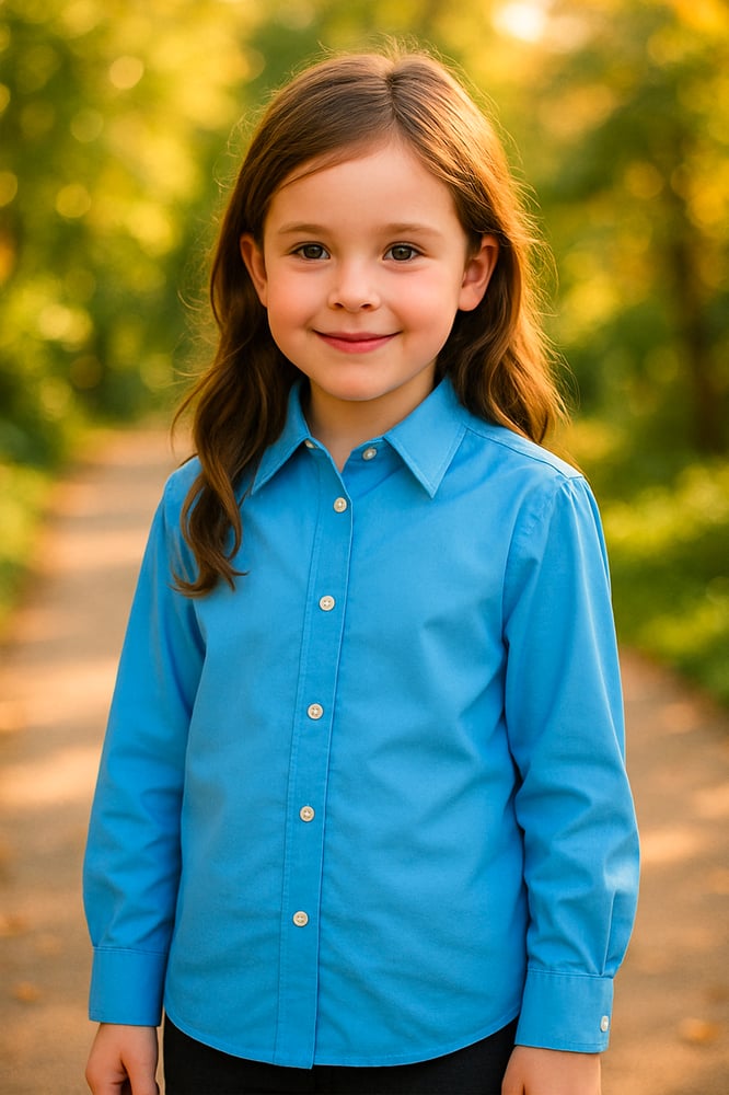 Sky blue shirt