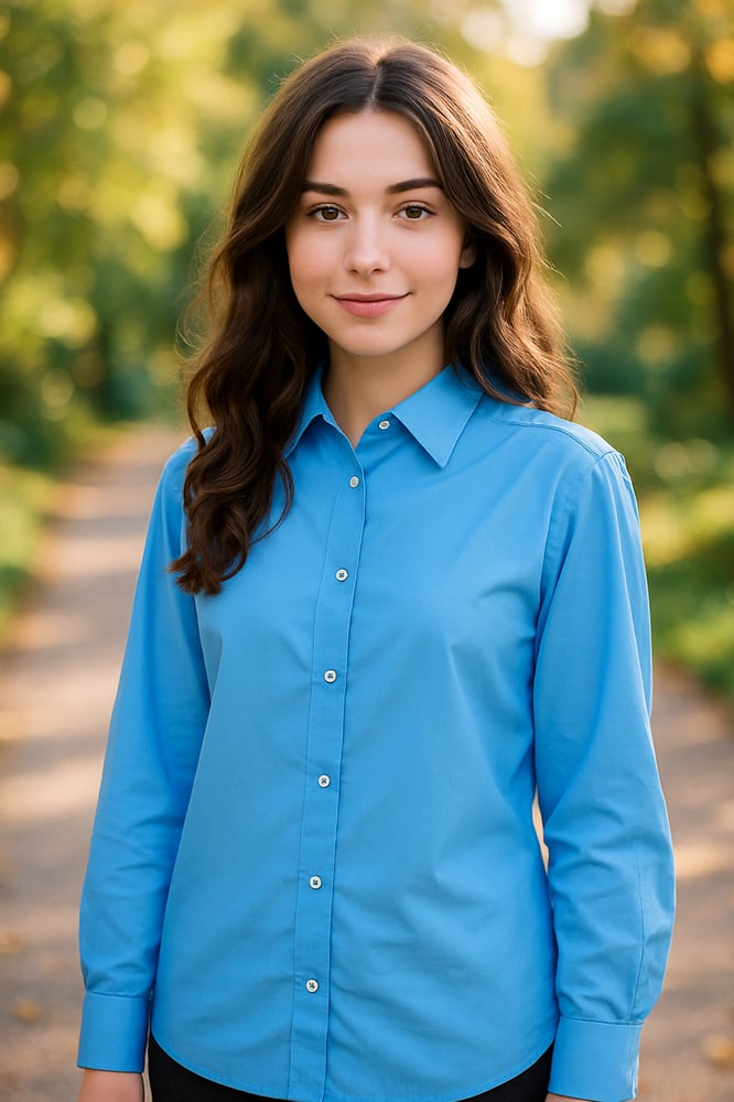 Sky blue shirt