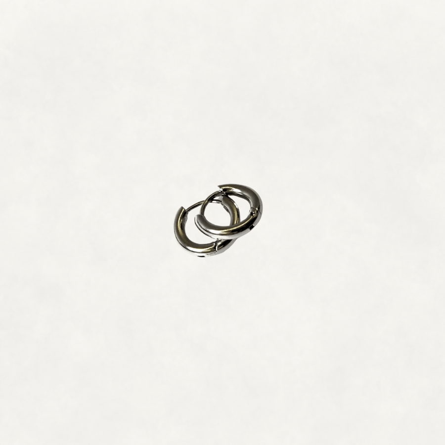 Silver Hoop Earrings - Mini