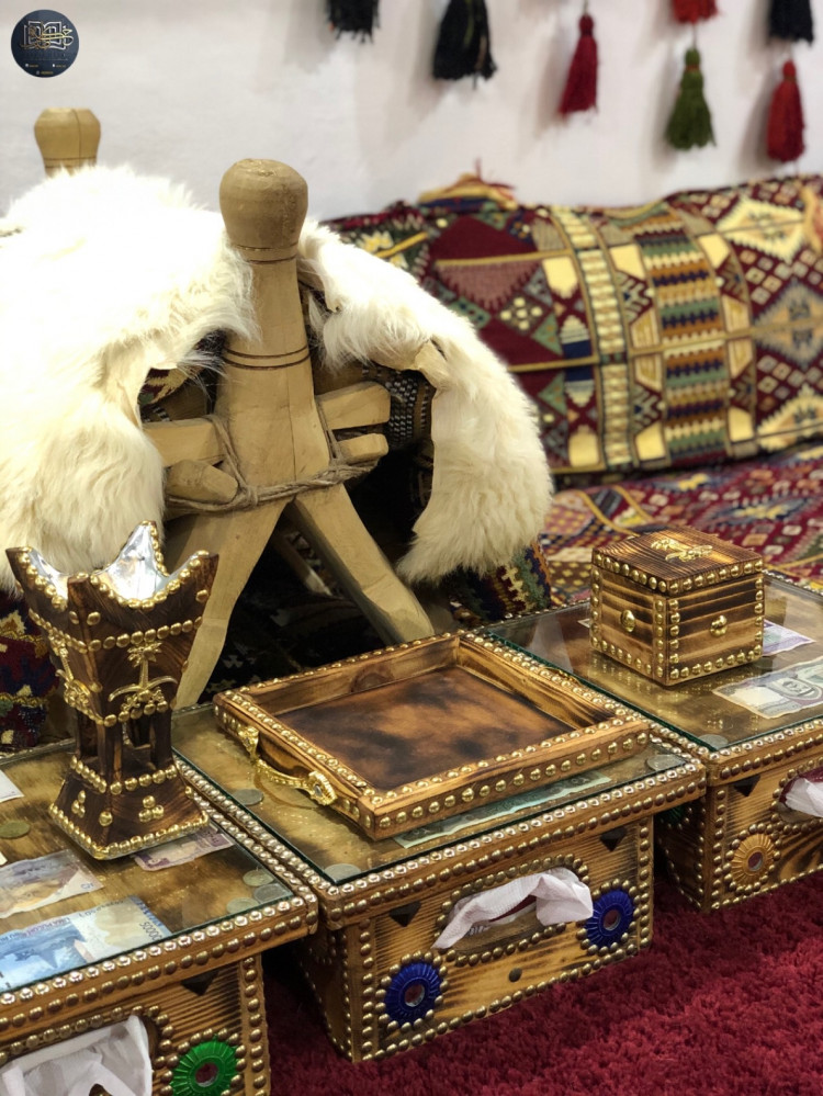 طقم مبخرة حائلية سيف ونخلة