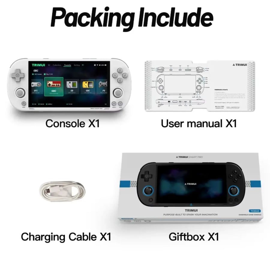 جهاز ألعاب محمول تريموى برو - Trimui Pro Handheld Console