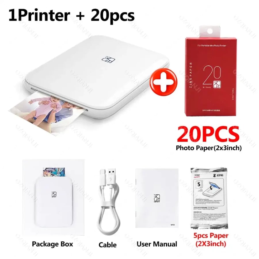 طابعة HPRT MT53 محمولة للصور 2x3 بوصة