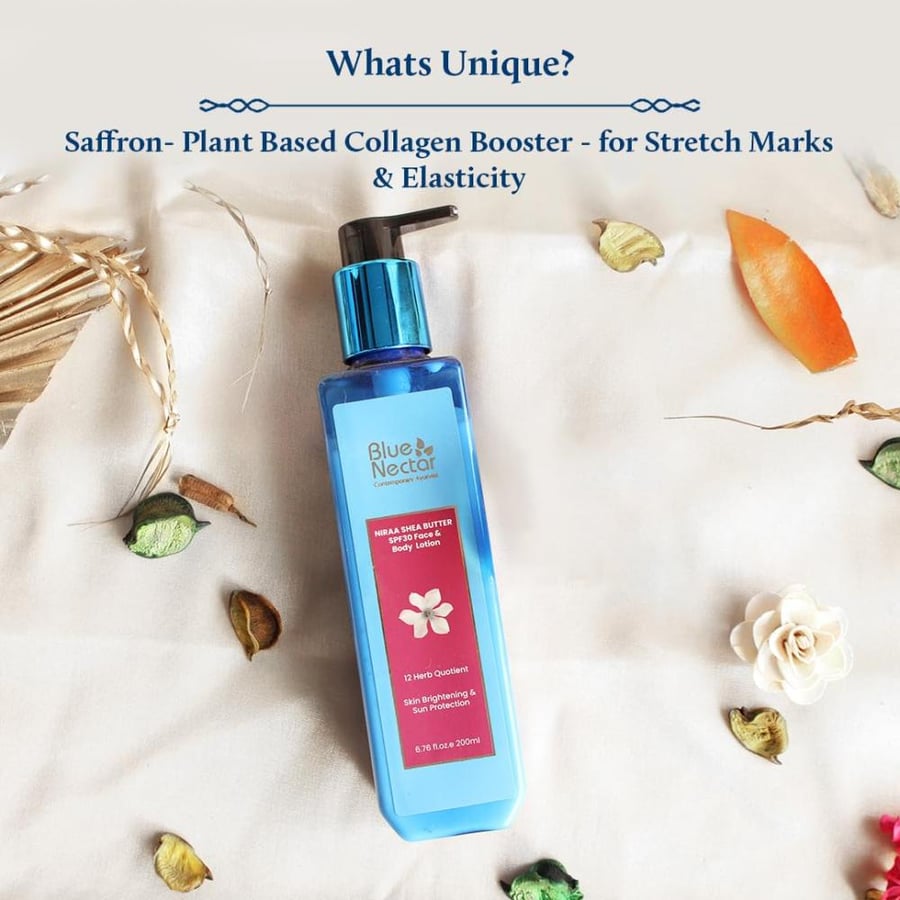 لوشن Blue Nectar بزبدة الكاكاو لعلامات التمدد – 200 مل