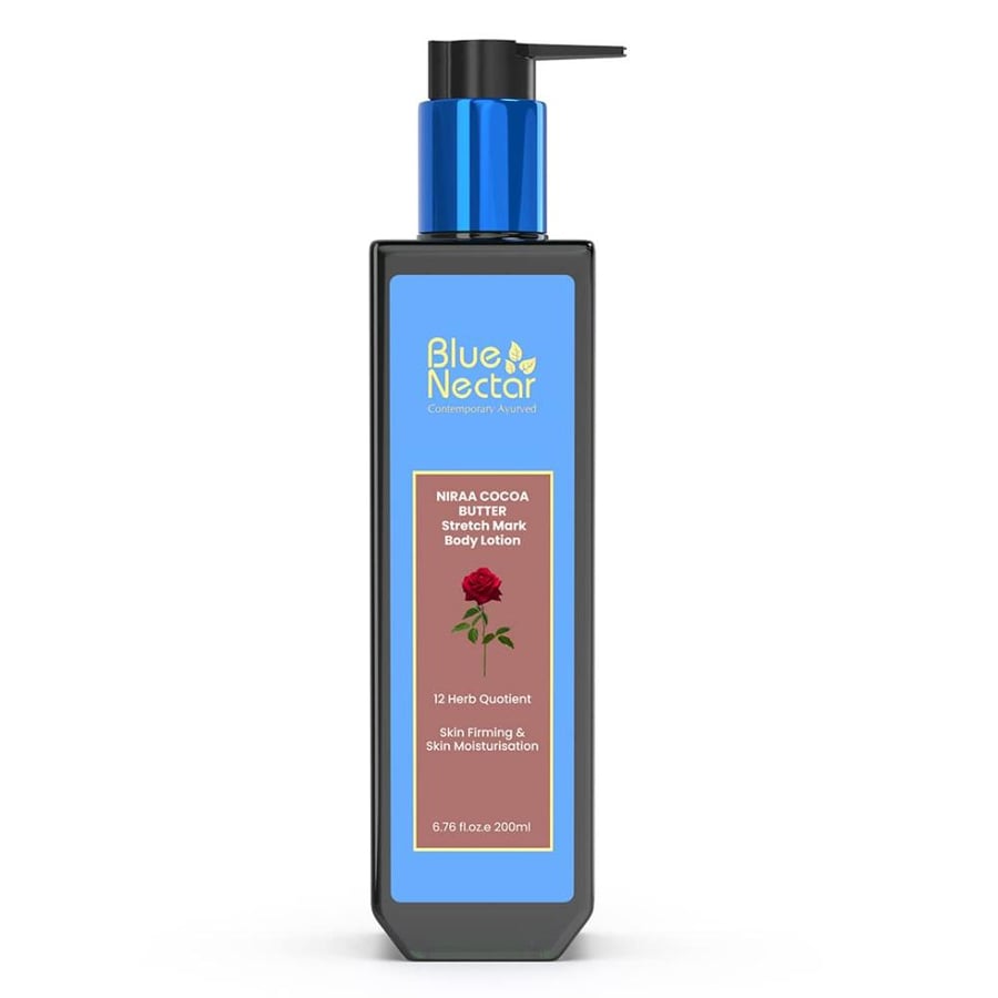 لوشن Blue Nectar بزبدة الكاكاو لعلامات التمدد – 200 مل