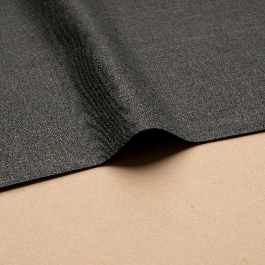 Winter fabric gray striped