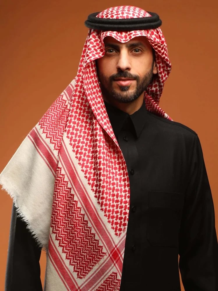 شماغ كشميري سوبر ترمه ماركة بشتي