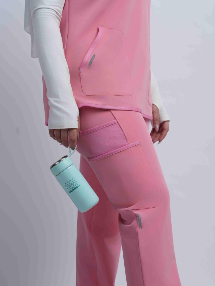 Women's pink sports scrub