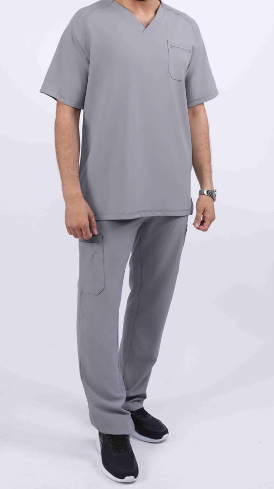 Men's Active Scrub Light Gray