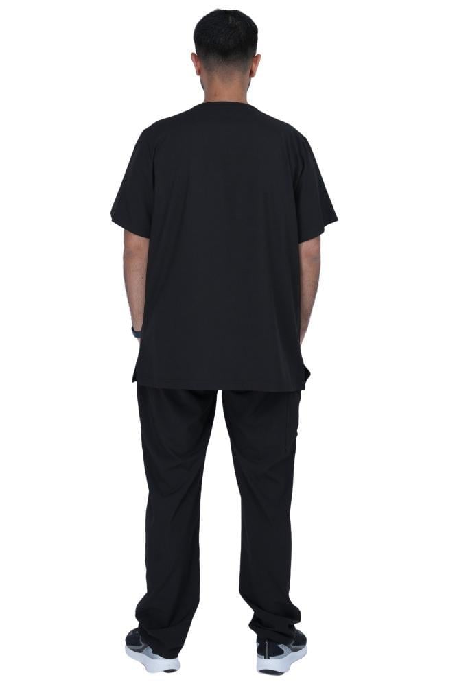 Men's black medical scrubs – coini