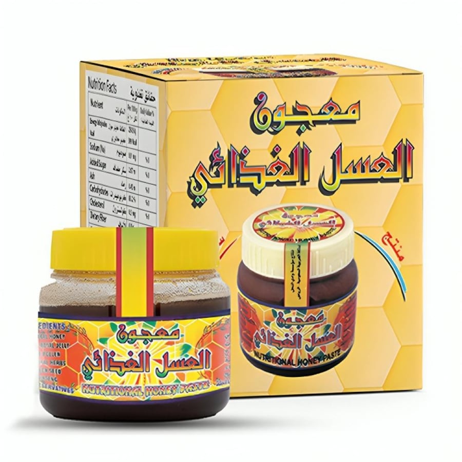 معجون العسل الغذائي من وادي النحل - 300 جرام  - متجر غيداء الطبية