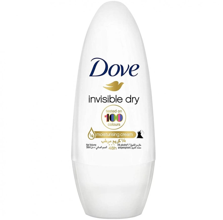 دوف انفيسيبل دراي مزيل عرق مع 1/4 كريم مرطب 50 مل DOVE INVISIBLE DRY Anti-perspirant 1/4 MOISTURISING CREAM