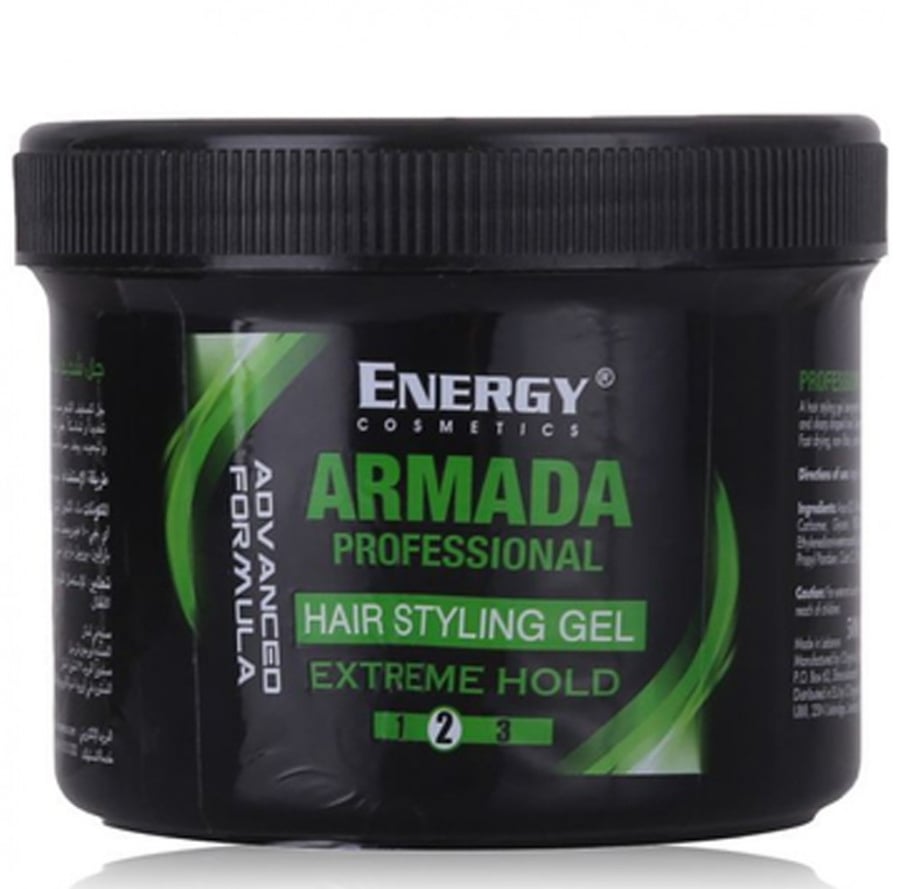 انرجي كوزماتيكس ارمادا بروفيشينال 2 جل التسريح شديد التثبيت للشعر 500مل ENERGY COSMETICS ARMADA PROFESSIONAL EXTRA HOLD HAIR STYLING GEL