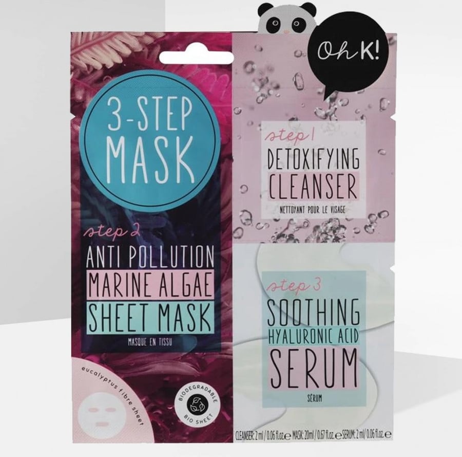 قناع الوجه oh k قبل النوم لبشرة صحية طوال اليوم  OH K BERRY SLEEP SHEET MASK