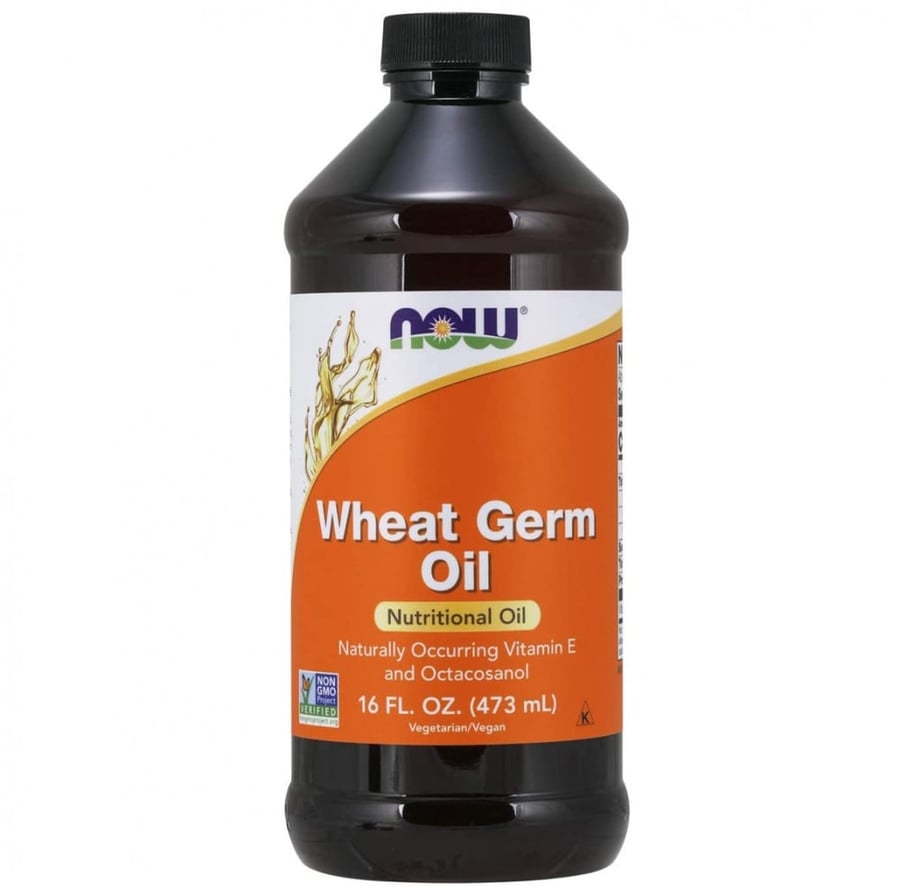 ناو زيت تغذية البشرة وإعادة نضارتها NOW WHEAT GERM OIL NATRITIONAL OIL 473 ML