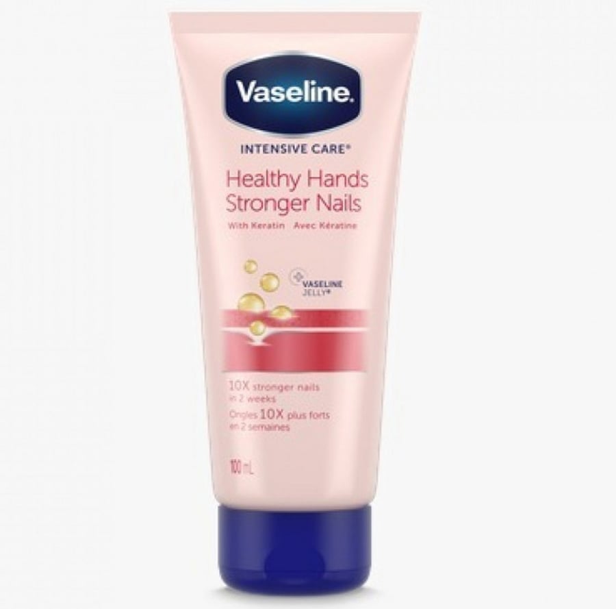 فازلين عناية مركزة لوشن غير دهني لصحة اليدين والاظافر بالكيراتين100 مل  VASELINE INTENSIVE CARE HEALTHY HANDS STRONGER NAILS WITH KERATIN