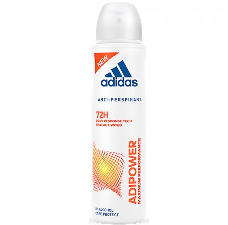 اديداس اديباور بخاخ مزيل عرق برائحة الحمضيات 50 مل ADIDAS ANTI PERSPIRANT SPRAY ADIPOWER MAXIMUM PERFORMANCE