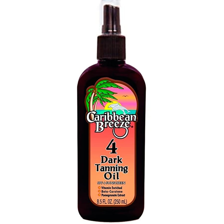 بخاخ زيت تسمير البشرة كاريبين بريز 4 caribbean breeze dark tanning oil مــــ250ـــلي