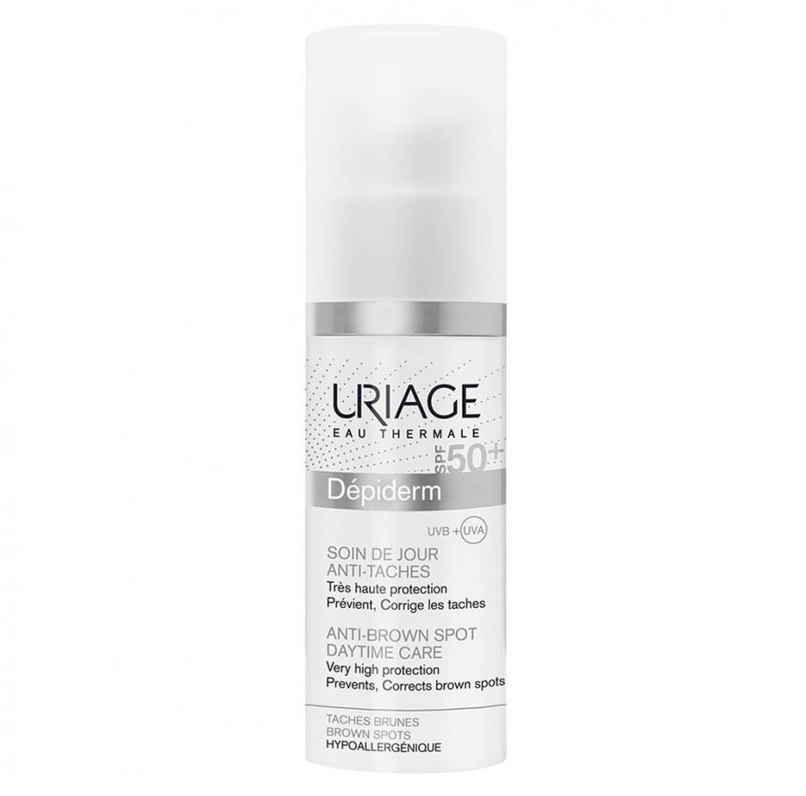 يورياج ديبيديرم اس بي اف 50 كريم تفتيح لون الجلد والبقع الداكنة URIAGE DEPIDERM SOIN DE JOUR ANTI TACHES SPF50