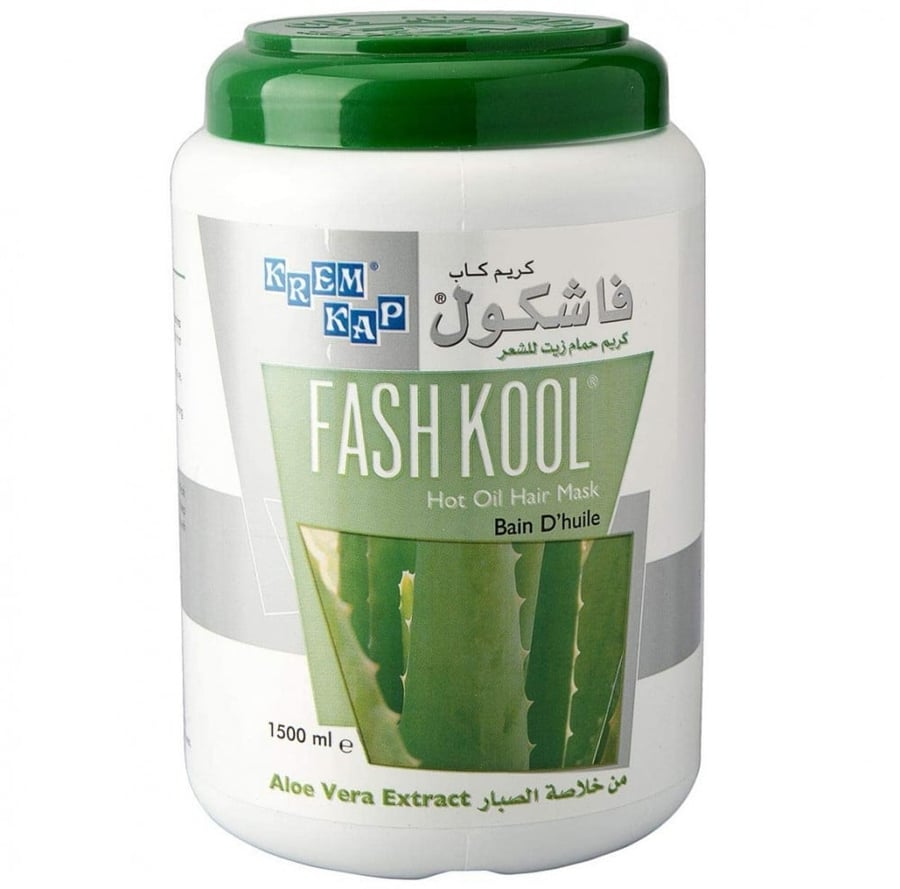 فاشكول كريم كاب حمام زيت للشعر بالصبار 1000 ملي FASH KOOL HOT OIL HAIR MASK