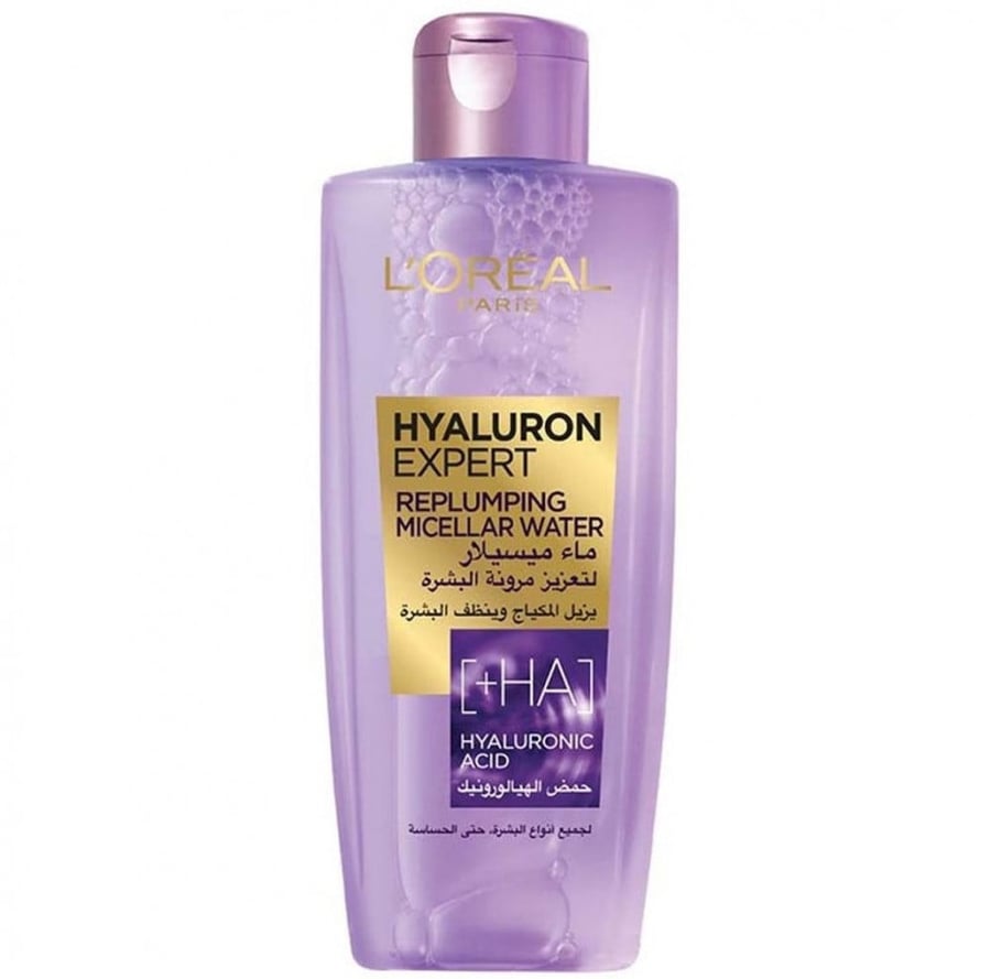لوريال هيالورون اكسبيرت ماء ميسيلار لمرونة البشرة 200 مل LOREAL HYALURON EXPERT REPLUMPING MICELLAR WATER