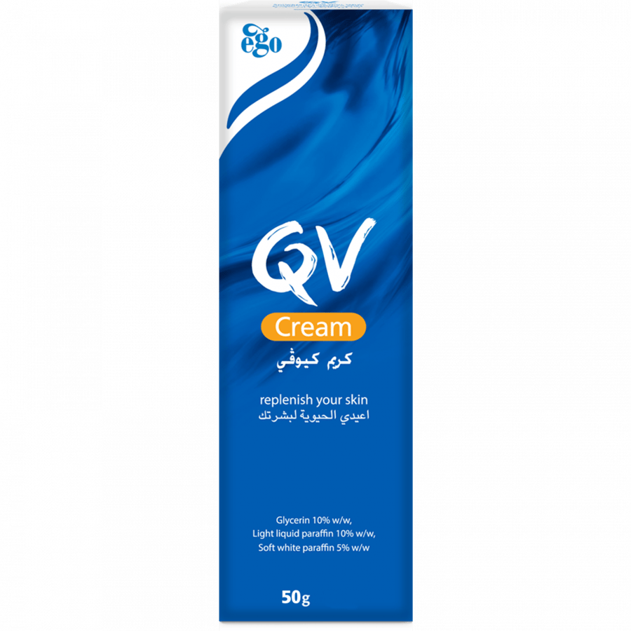 كيو في QV CREAM REPLENISH YOUR SKIN كريم يعيد الحيوية للبشرة 50ج