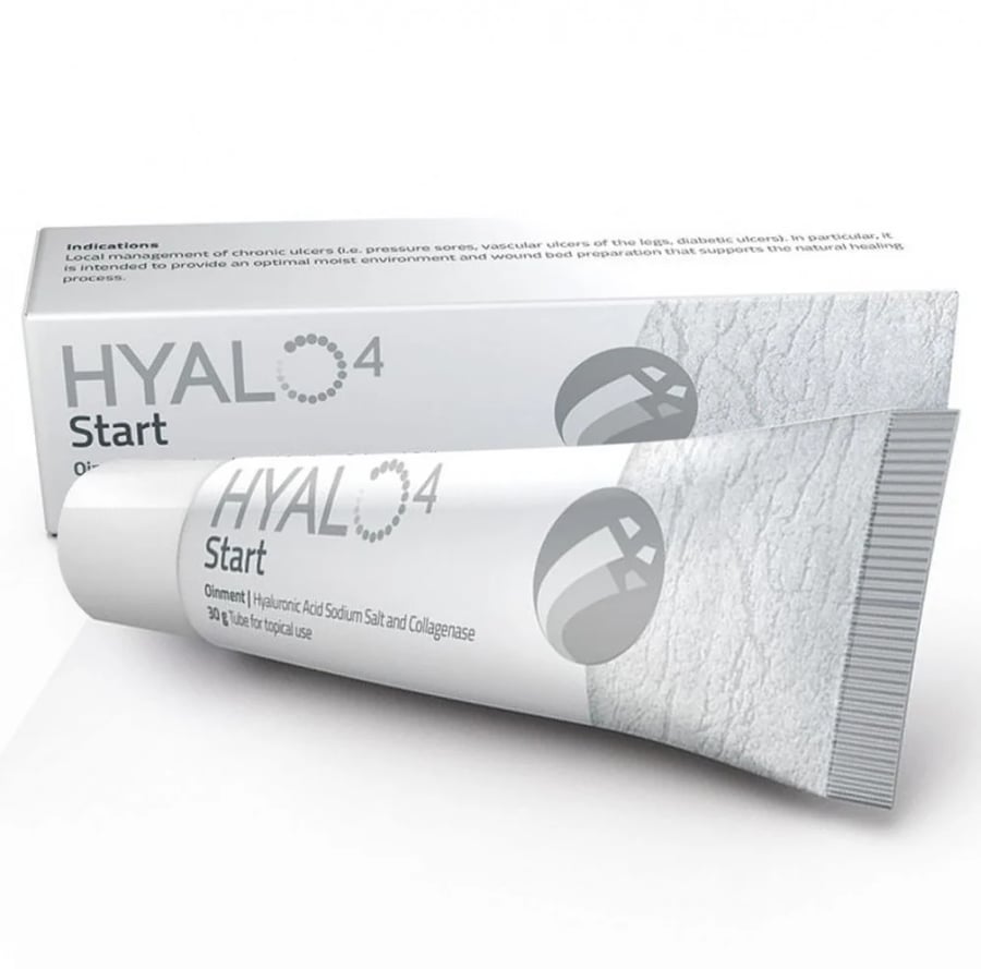 Hyalo For Start Sodium Hyaluronate 0.2% Ointment and Collagenase NLT 2.0 NKAT/G - 30 grams