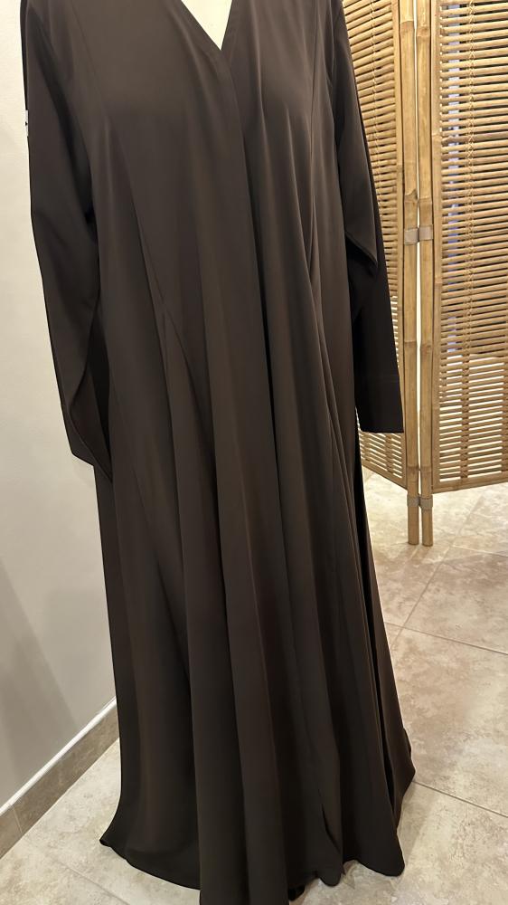 عبايه كريب قصات دبل كلوش  HESS_31