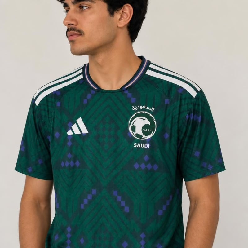 ‏تيشيرت المنتخب السعودي الأساسي لكأس العالم 2026