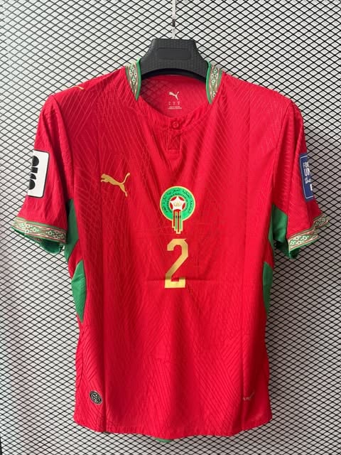 # تيشيرت منتخب المغرب لكأس العالم 2026 | ارتِدِ شغف أسود الأطلس مع خدمة الطباعة