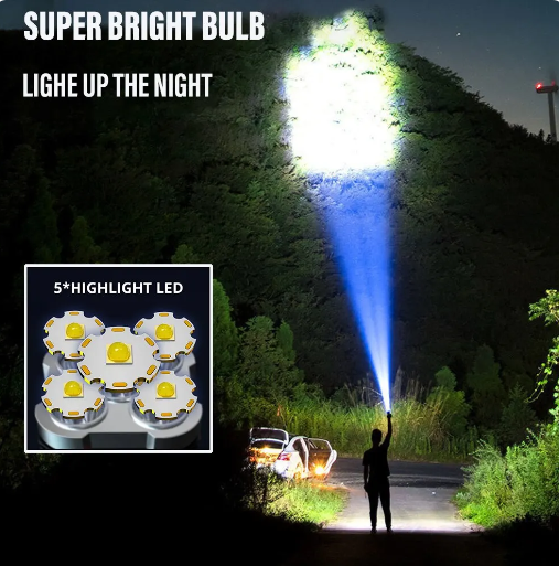 مصباح يدوي 5Led