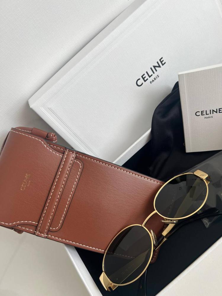 نظارة celine مع كامل الملحقات الكيس عند التوفر