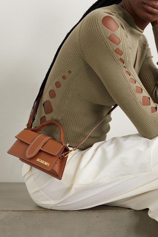 JACQUEMUS small brown bag