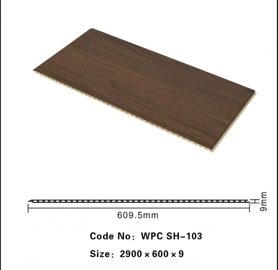 WPC plain wood alternative - SH-103