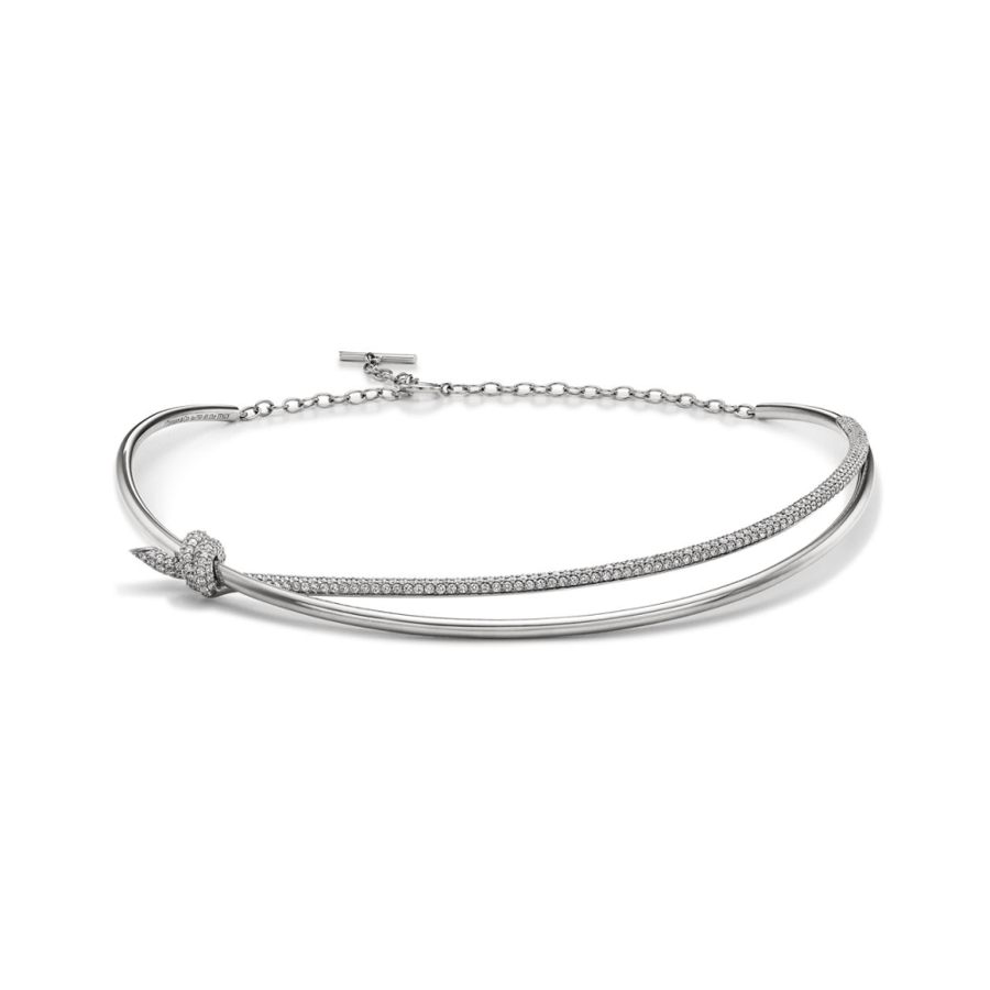 ( الوان متعدده ) Tiffany & Co - Tiffany Knot Double Row Necklace