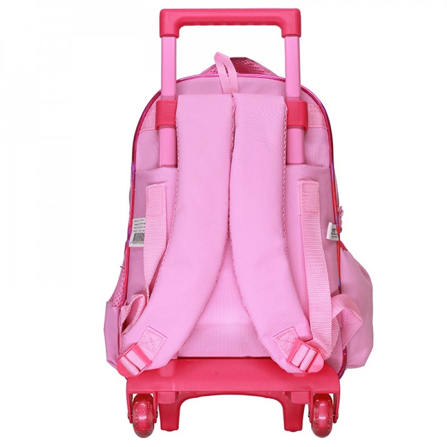 شنطة ترولي 15 انش وردي مع مقلمية - هيلوكيتي Hello Kitty Trolley Bag
