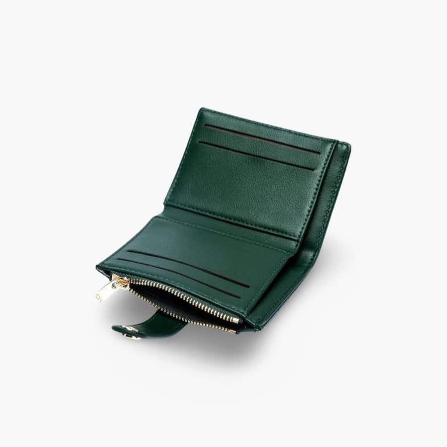 محفظة بطاقات نسائية لون أخضر