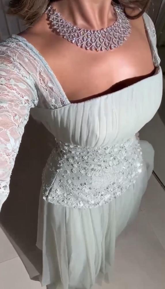 فستان سهره سماوياعمام دانتيل