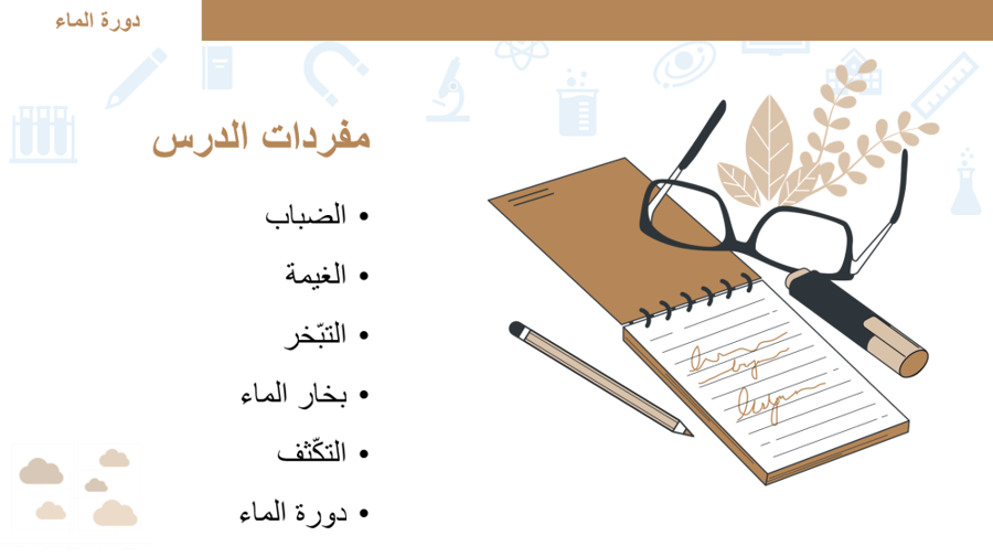 علوم ثالث ابتدائي-الفصل الدراسي الثاني