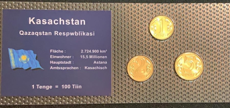 Kazakhstan state coin set