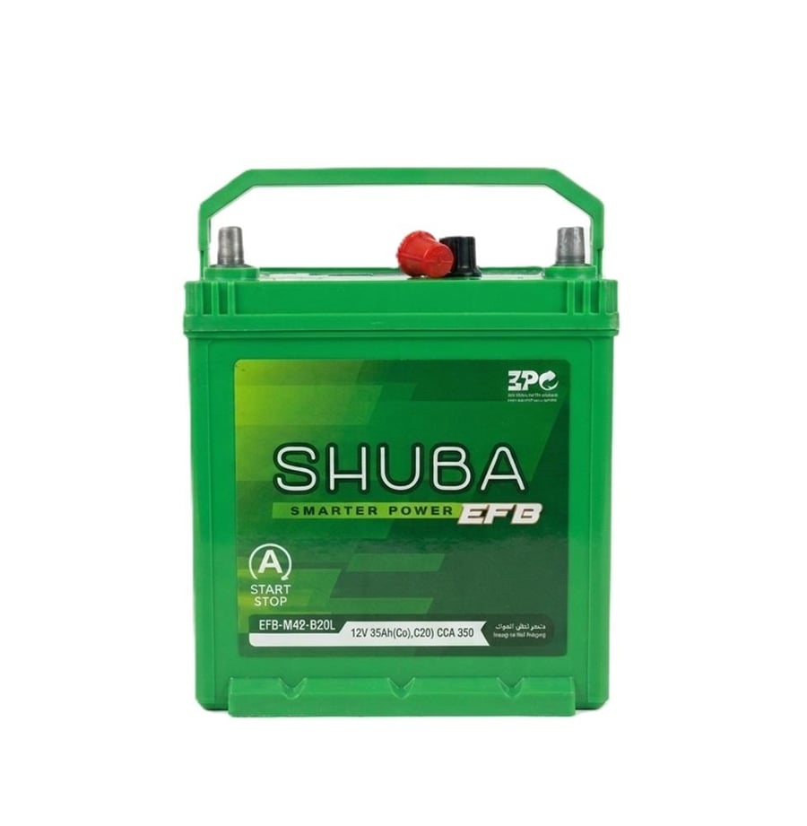 بطارية شوبا 35 امبير EFB توقف تشغيل ذاتي ضمان 12 شهر هندي SHUBA 35 Ah